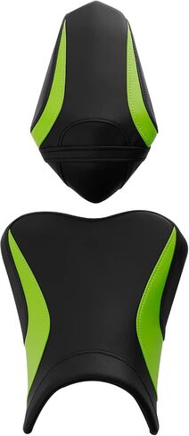 TCMT Black+Green Driver Prassenger مقاعد مناسبة لـ Kawasaki Ninja 400 18-24 Z400 19-24 in Saudi Arabia