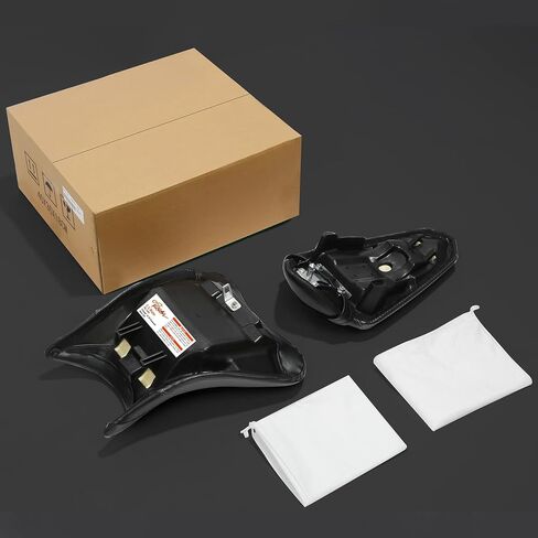 TCMT Black+Green Driver Prassenger مقاعد مناسبة لـ Kawasaki Ninja 400 18-24 Z400 19-24 in Saudi Arabia