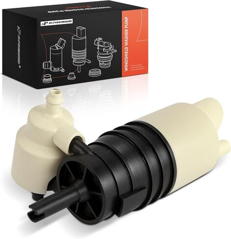 A-Premium Windshield Washer Pump Compatible with Ford F-Super Duty, Escape & Chevy Equinox & Jeep Wrangler & Honda Pilot & GMC Terrain & Acura MDX & Mercedes-Benz E400 & Chrysler Pacifica & Lincoln in Saudi Arabia