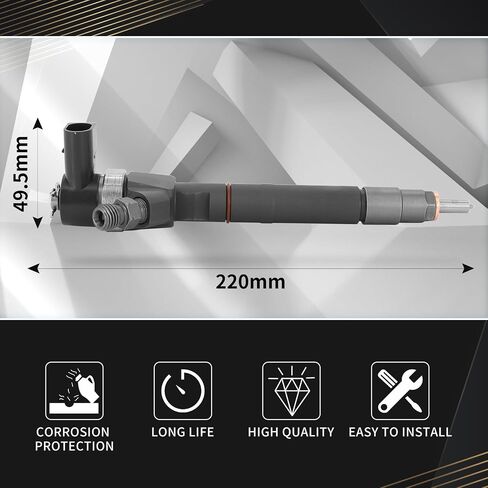 Dokili Diesel Fuel Injector Compatible with Mercedes Dodge Freightliner Sprinter 2500 3500 OM647 2.7L Replace# 0445110162 6470700187 68001837AA in Saudi Arabia