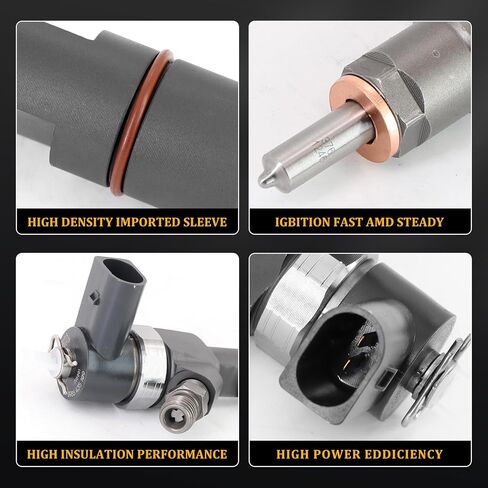 Dokili Diesel Fuel Injector Compatible with Mercedes Dodge Freightliner Sprinter 2500 3500 OM647 2.7L Replace# 0445110162 6470700187 68001837AA in Saudi Arabia