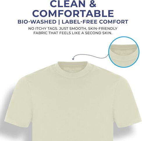 Tshirts Comfort Cotton Cotton Mars T Shirts Crew Neck Size Size Ultra Soft Classic Plain Tees in Kuwait