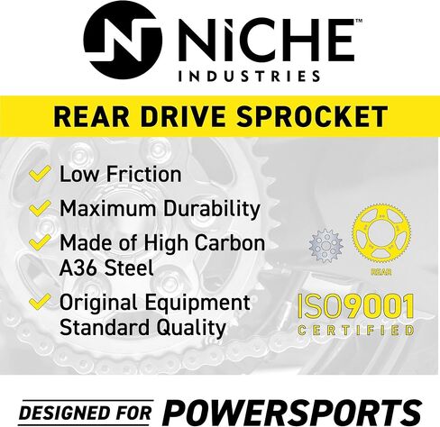Niche 520 Pitch 51 Satect Beal Drive Sprocket for Yamaha YZ125 YZ250 YZ450F WR250 17D-25451-50-00 in Saudi Arabia