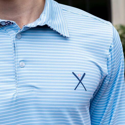 ChalkTalkSPORTS Baseball Long Sleeve Polo Shirts | Baseball Performance Polo | Youth & Adult Sizes in Saudi Arabia