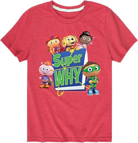 HYBRID APPAREL Super Why - Whyatt and Friends - Toddler and Youth Short Sleeve Tee in Saudi Arabia