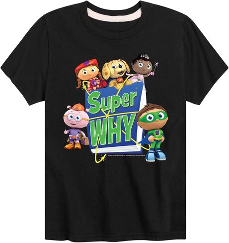 HYBRID APPAREL Super Why - Whyatt and Friends - Toddler and Youth Short Sleeve Tee in Saudi Arabia