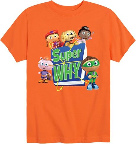 HYBRID APPAREL Super Why - Whyatt and Friends - Toddler and Youth Short Sleeve Tee in Saudi Arabia