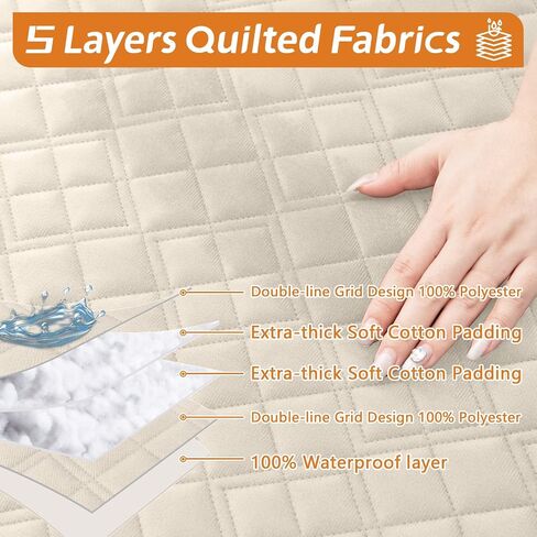 Arfntevss Waterproof Corner Sectional Couch Covers for Dogs Pet L Shape Sofa Cover Washable Velvet Large Couch Cushion Protector for Sectional Sofa Non Slip U Shaped Slipcovers (Light Gray, Large) in Saudi Arabia