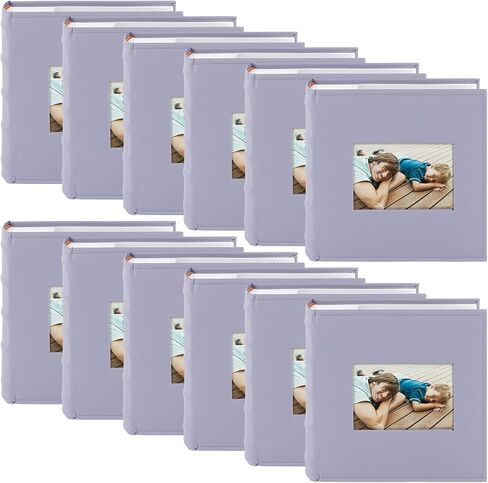 Golden State Art ، ألبوم صور مع Memo Writing Space Hold 200 4 × 6 صور أفقية ، غطاء جلدي (Sky Blue ، 2 pack) in Saudi Arabia