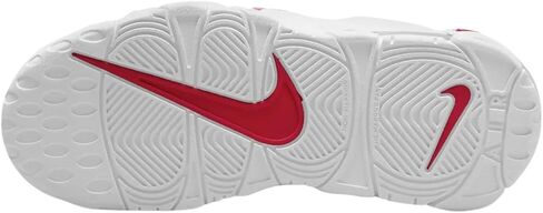 Nike Air More Uptempo Little Kids Size - 2.5 White/Varsity Red in Saudi Arabia