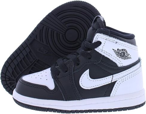 Jordan Toddler's 1 Retro High OG Black/White -White (FD1413 010) - 10 in Saudi Arabia