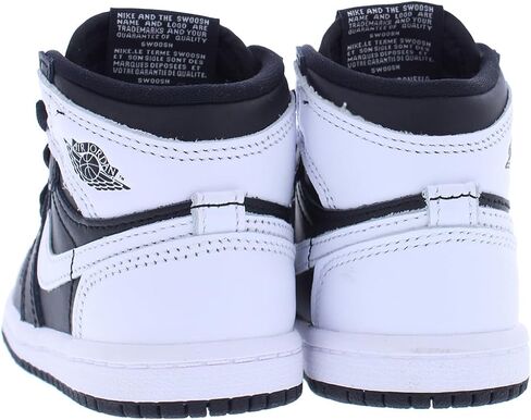 Jordan Toddler's 1 Retro High OG Black/White -White (FD1413 010) - 10 in Saudi Arabia