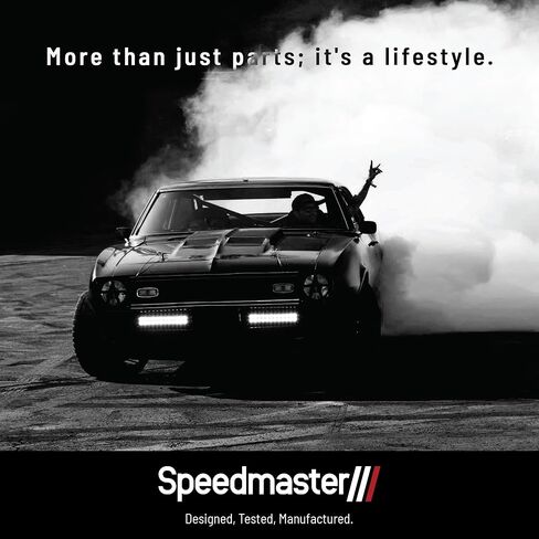 Speedmaster 1-673-001-02 متوافق مع مجموعة نظام حزام حزام السربنتين الكامل Chevy SBC 350 [مصقول] in Saudi Arabia