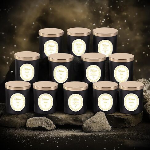 شمعة Konni Leo Zodiac للرجال نساء ، 7 أوقية شمعة معطرة ، الصنوبر والعلاج العطري Cypress للاسترخاء ، شموع شمع الصويا الشمع in Kuwait
