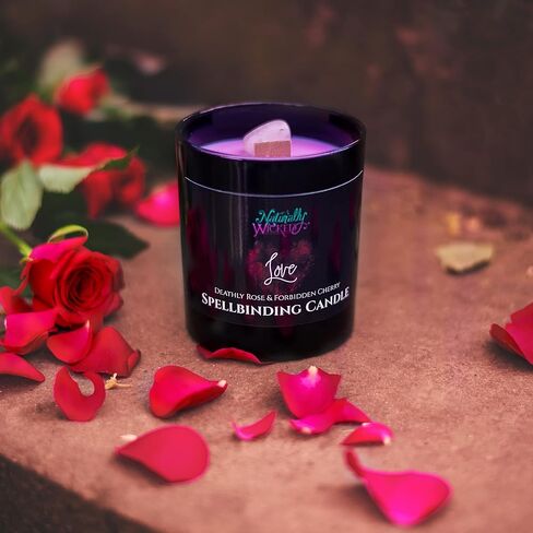 Naturally Wicked Spellbinding Love Candle with Crystal, Wood Wick & Gift Box in Saudi Arabia