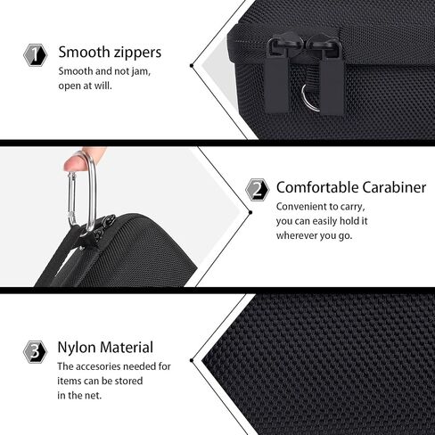 co2CREA Hard Case Compatible with Anker Soundcore Motion 300 Wireless Hi-Res Portable Speaker,Black Case in Kuwait