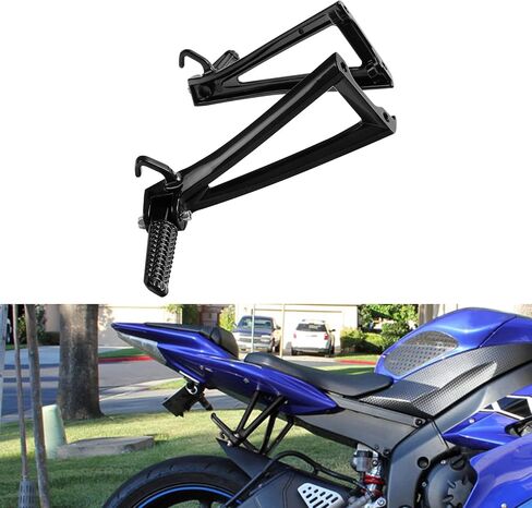 tct-motorparts الأوتاد السوداء في قدم الراكب الخلفي قوس الراحة من أجل yamaha yzf-r6 yzf r6 06-16 in Saudi Arabia