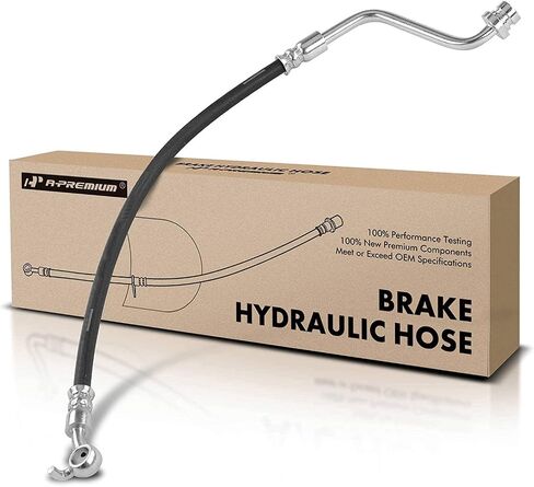 A-Premium Rear Driver Brake Hydraulic Hose Compatible with Hyundai Models - Veracruz 2007 2008 2009 2010 2011 2012 3.8L - Replace# 587373J000 in Saudi Arabia