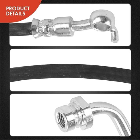 A-Premium Rear Driver Brake Hydraulic Hose Compatible with Hyundai Models - Veracruz 2007 2008 2009 2010 2011 2012 3.8L - Replace# 587373J000 in Saudi Arabia