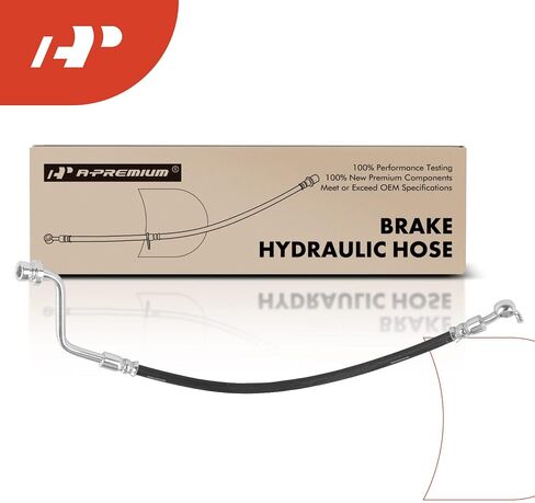 A-Premium Rear Driver Brake Hydraulic Hose Compatible with Hyundai Models - Veracruz 2007 2008 2009 2010 2011 2012 3.8L - Replace# 587373J000 in Saudi Arabia