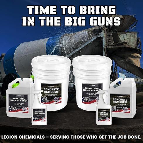 Industrial Truck Cleaner – Concrete Truck Cleaner & Degreaser, Light Concrete Remover, Safe on Chrome & Glass, 1-Quart Spray in Saudi Arabia