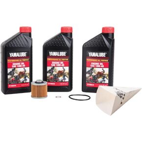 Tusk 4-Stroke Oil Change Kit Yamalube All Purpose 10W-40 Compatible with Yamaha Grizzly 600 4x4 1998-2001 in Kuwait