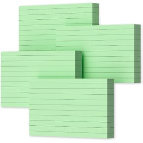 بطاقات الفهرس الصفراء 3x5 ، 200 جهاز كمبيوتر شخصي غير مبال 3 × 5 ، بطاقات الملاحظة بطاقات الملاحظة 3 × 5 بطاقات فلاش سميكة تحكمها بطاقة الفهرس ، المبطنة على الوجهين 3 في 5 بطاقات فهرس لدراسة الملاحظات in Kuwait