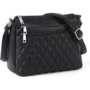 Crossbody Purses for Women PU Leather Crossbody Bags Soft Quilted Shoulder with Adjustable Shoulder Strap in Saudi Arabia