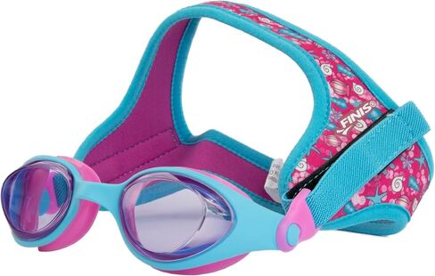 نظارات FINIS Dragonfly - نظارات سباحة تحت الماء للأطفال - حماية من الأشعة فوق البنفسجية - مضادة للضباب - نظارات سباحة للأطفال من سن 3 إلى 8 سنوات - قوة الزهرة in Kuwait