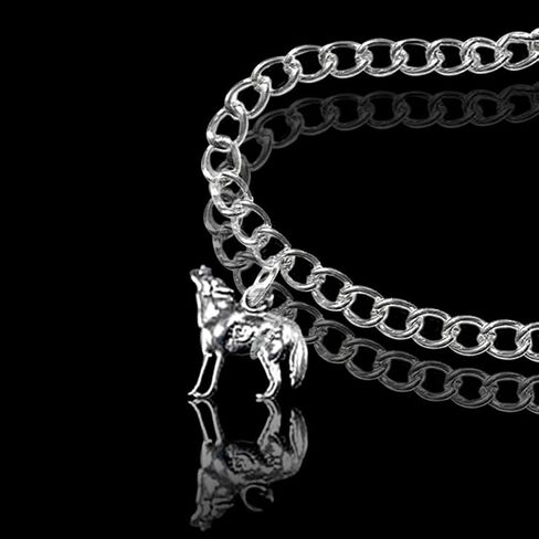 Twilight Breaking Dawn Bella's Wolf & Heart Bracelet Prop Replica Jewelry Handmade in Saudi Arabia