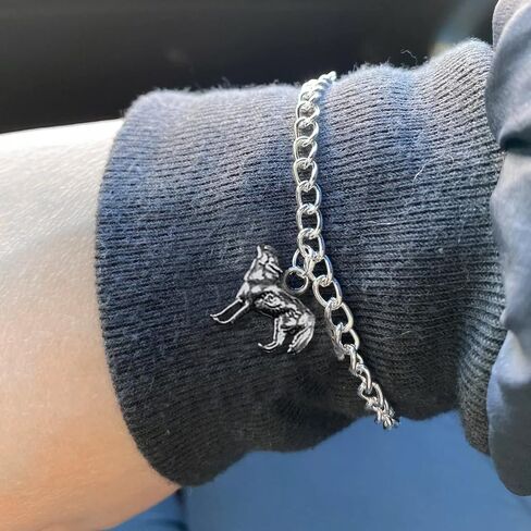 Twilight Breaking Dawn Bella's Wolf & Heart Bracelet Prop Replica Jewelry Handmade in Saudi Arabia