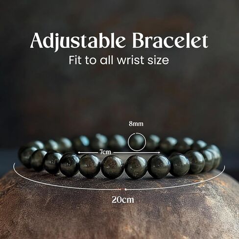 Raw Pyrite Bracelet | Attracts Money & Boost Confidence | Astrology Bracelet for Men & Women | Crafted with Healing Crystals | Durable String with Certificate of Authenticity in Saudi Arabia