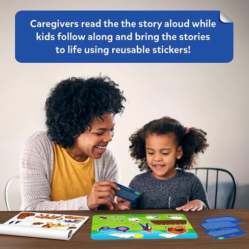 Skillmatics Reusable Stickers - Around Town, Creative Story Building Activity, Mess-Free, Learning & Educational Travel Toy, 150+ Stickers, Preschool Skills, Gifts for Kids Ages 3, 4, 5, 6, 7 in Kuwait