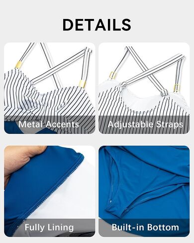 نساء قطعة واحدة للسباحة البطن 2025 قطع الذهب بدلة الذهب المعدن السباحة فستان الأشرطة قابلة للضبط ملابس السباحة in Kuwait