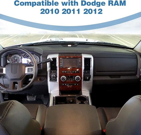 for RAM AC Control Knob Cover Trim Ring Compatible with Dodge RAM 2010 2011 2012 Red Interior Accessories 2pcs in Saudi Arabia