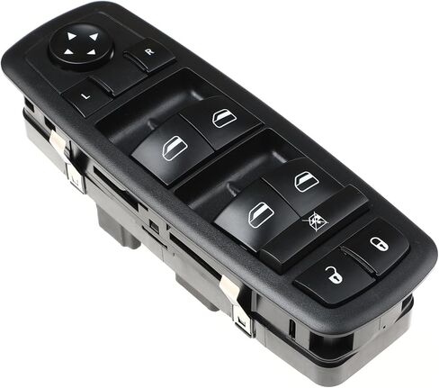 Front Left Driver Side Master Power Control Window Switch for Dodge Dart 2013-2016, Chrysler 200 2015-2016, Jeep Cherokee 2014-2016 Replace 68271203AB, 68271203AA, 56046568AC, 56046553AB, 56046553AC in Saudi Arabia