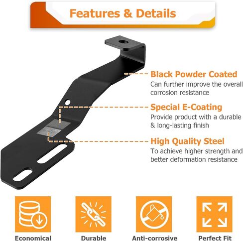 Weisen العلوي Hinge Hinge Ditch Bar Bar Brackets متوافق مع Subrau XV Crosstrek 2013-2015 Fit Crosstrek 2016-2017 Fit Impreza 2012-2016 4th Gen in Saudi Arabia