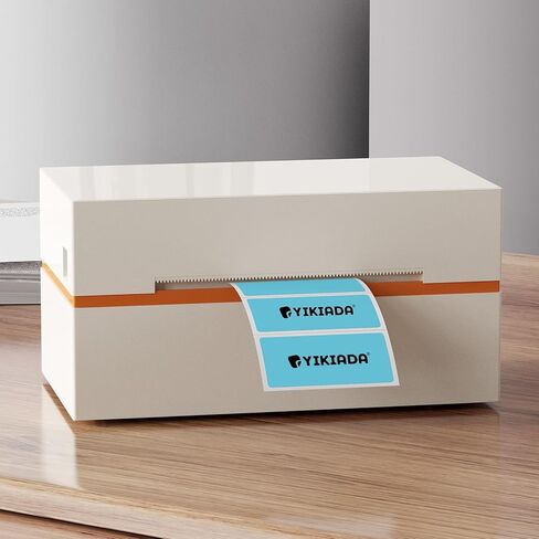 Brown Direct Thermal Labels Vinyl 1 × 2 Inch Self-Adhesive Rectangle Stickers Roll Waterproof Printer Decals Name Tag for QR Code DIY Office Address 500 PCS in Kuwait