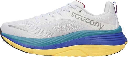 Saucony Men's Hurricane 24 Sneaker, Navy/Peel, 10 Wide in Saudi Arabia