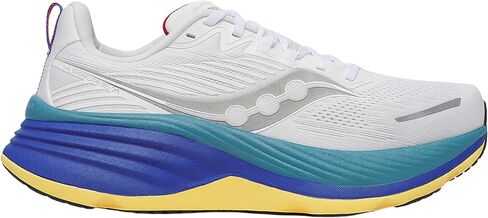 Saucony Men's Hurricane 24 Sneaker, Navy/Peel, 10 Wide in Saudi Arabia
