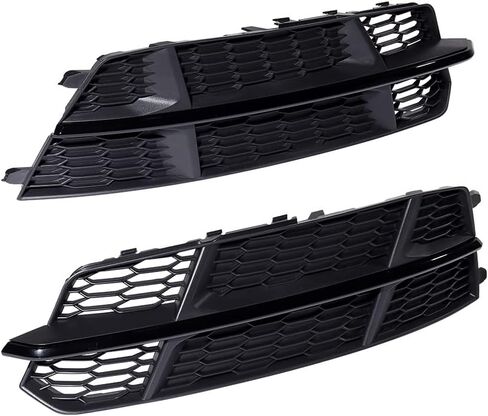 مستودع Astra متوافق مع زوج غطاء ضوء ضباب Lower Lower Light With Black Black Trim 2015-2018 Audi A6 C7 S-Line Fits OE 4G0807682AN 4G0807681AN in Saudi Arabia
