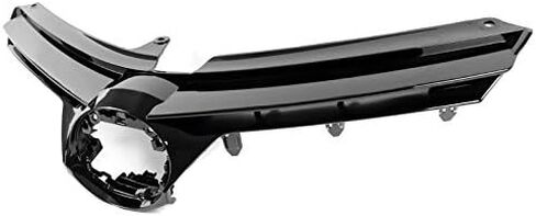 Front Upper Hood Grille Grill Gloss Black Compatible with 2017-2019 Toyota Corolla CE LE L XLE in Saudi Arabia