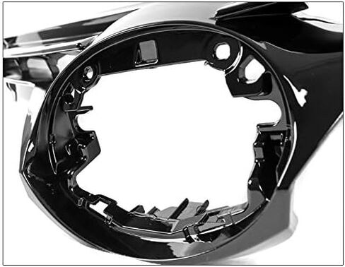 Front Upper Hood Grille Grill Gloss Black Compatible with 2017-2019 Toyota Corolla CE LE L XLE in Saudi Arabia