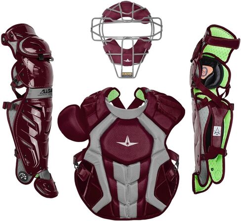 All Star S7 Axis NOCSAE Certified Adult Solid Baseball Catcher's Kit in Kuwait