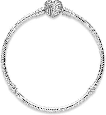 Pandora Pulsera 590727CZ-19 Mujer Plata Corazón Circonitas in Saudi Arabia