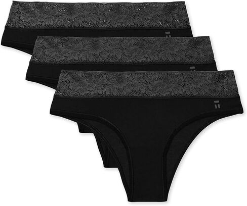 Tommy John Women's Underwear, Cheeky Panties, Second Skin Fabric, 3 Pack in Saudi Arabia