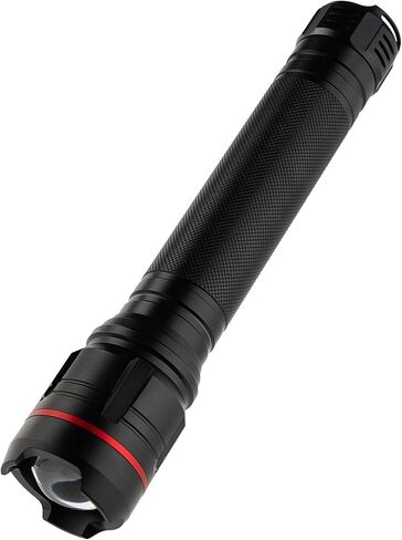 KunHe 2 Pack 3-Cell D Flashlight، مصباح يدوي كبير شديد التحمل مع 1000 لومن عالي، شعلة من سبائك الألومنيوم قابلة للتكبير، مثالية للطوارئ المنزلية والتخييم والمغامرات الخارجية in Kuwait