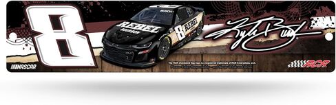 Rico Industries NASCAR Racing كريستوفر بيل رقم 20 لافتة شارع بلاستيكية 4 × 16 بوصة in Saudi Arabia