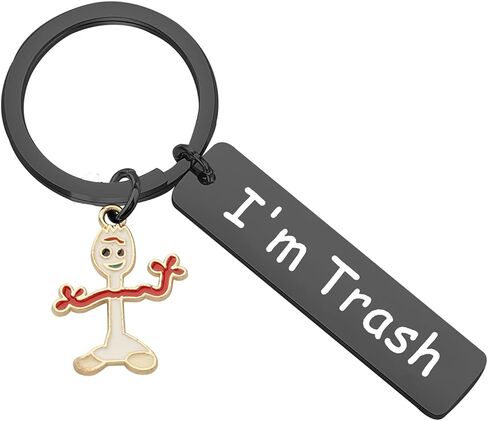 Kuiyai Funny Forky Gift Gift Forky Keychain Forky أنا هدية إلهام مفاتيح القمامة in Saudi Arabia