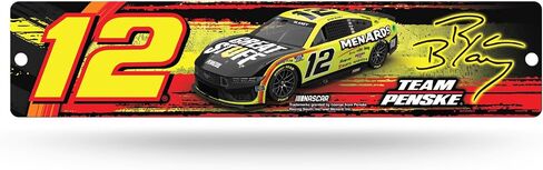 Rico Industries NASCAR Racing كريستوفر بيل رقم 20 لافتة شارع بلاستيكية 4 × 16 بوصة in Saudi Arabia